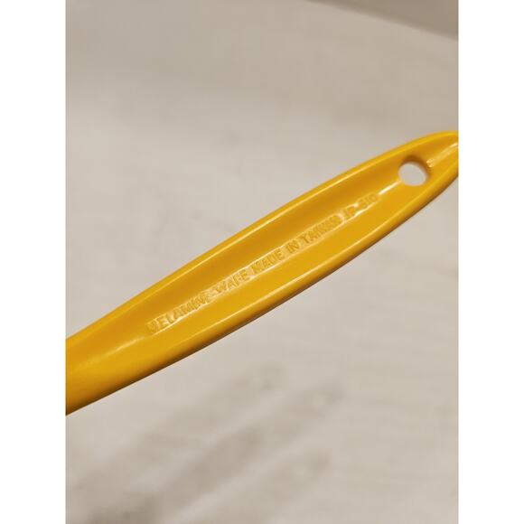 Yellow‎ Melamine-Ware Soup Ladle Solid Taiwan 11” Kitchen Utensil Vintage - Picture 5 of 6